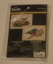 Plaid Bucilla Counted Cross Stitch Kit # 43547 Bird Watching set of 2 - $6.79