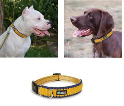 MPP Yellow Reflective Paracord Rope Fashionable Durable Secure Buckle Dog Collar - £15.14 GBP+