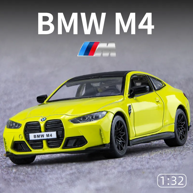 1:32 BMW M4 IM G82 Supercar Alloy Car Model With Pull Back Sound Light C... - $18.38