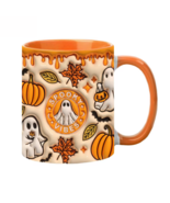 Leeseph Halloween Mug – Cute Ghost &amp; Pumpkin Ceramic Cup, Trick or Treat... - $58.91