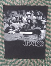 THE DOORS-JIM MORRISON LYING DOWN ON STAGE SHOT ON A SUPER LARGE FABRIC ... - £21.40 GBP