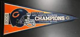 NFL Chicago Bears 2006 NFC Conference Champions Pennant - Bears Back to Back 30” - £13.41 GBP