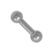 7mm gauge (1g) internally threaded Barbell 316L Stainless Steel - £13.55 GBP+