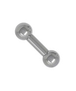 7mm gauge internally threaded Barbell 316L Stainless Steel - $17.59+