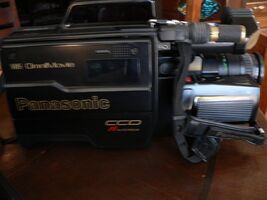 Vintage Panasonic PV-300D VHS OmniMovie Camcorder with Original hard case - $16.99