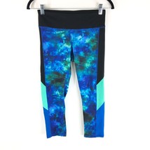 C9 Champion Womens Leggings DuoDry Galaxy Print Cropped Blue Black S - £7.74 GBP