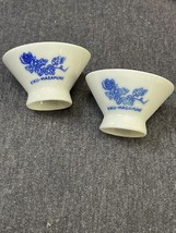 Vintage Kiku-Masamune 2 piece Saki cups, Blue &amp; White Made In Japan - £3.83 GBP