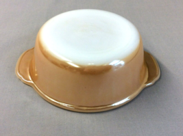 Vintage Fire King Peach Lustre Small Dish With Handles 1 Pt Made in USA - £6.70 GBP