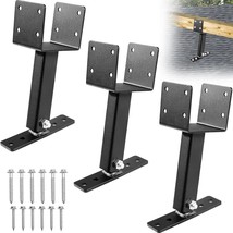 3 Pack Roof Riser Brackets Kit,Pergola Roof Riser Beam Brackets,Adjustable - £56.21 GBP