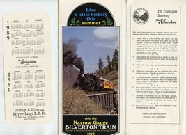 Ride the Narrow Gauge Silverton Train Railroad Brochure Colorado 1970  - $21.78