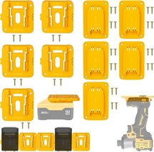 Battery Holder Tool Holder, 5 Packs Battery Holder Wall Mount For Dewalt... - £30.48 GBP