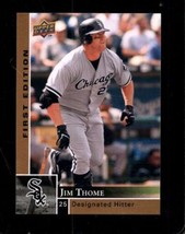 2009 Upper Deck First Edition #323 Jim Thome Nmmt White Sox Hof *X108424 - £3.31 GBP