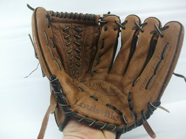 Louisville Slugger 12&quot; RHT Baseball Glove Genesis 1884 Series Black Brown - £18.95 GBP