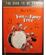 WALT DISNEY: (RARE VINTAGE SHEET MUSIC COLLECTION,1940,,S) MICKEY &amp; DONALD - $2,270.08 MXN