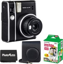 Fujifilm Instax Mini 40 Instant Camera Black + Fujifilm Instax Mini Twin Pack - £137.12 GBP