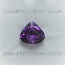 Natural Amethyst African Pear Concave Cut 13x15mm Heather Purple Color VVS Clari - £151.77 GBP