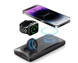 Magnetic Wireless Charger, 10000Mah Power Bank, 3 In 1 Portable Charger,... - $85.99