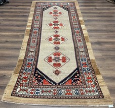 Rare Tribal Runner Rug 4.5 x 10 Antique 1920s Collectible Geometric Medallions - £3,216.19 GBP