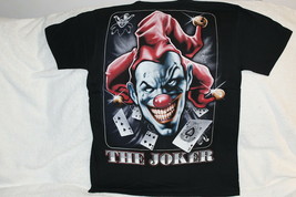 Joker Jester Clown Ace Card Cards Spade Straight T-SHIRT Shirt - £8.98 GBP