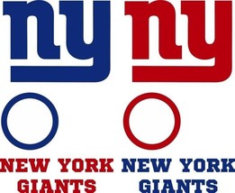 New York Giants Cornhole Board Vinyl Decals HIGH QUALITY! 2 Free Window ... - £22.15 GBP