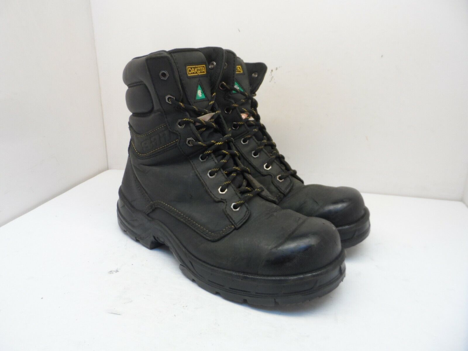 Dakota WorkPro Series Men's Steel Toe Steel Plate Waterproof Mid Cut Safety Hiking  Boots - Grey