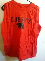 Women&#39;s Size Large Cubby&#39;s / Pistol Pete&#39;s Custom Cycles Sleeveless Tshirt - £6.21 GBP