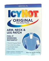 Icy Hot Medicated Patch Extra Strength Pain Relief Patch for Arm, Neck &amp;... - £10.27 GBP