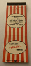 Vintage Matchbook Cover Matchcover Garver’s Pancake House Akron OH - £2.98 GBP