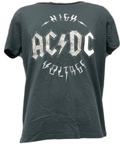 ACDC High Voltage Women&#39;s Gray Graphic T-Shirt Size XL - £10.10 GBP