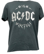 ACDC High Voltage Women&#39;s Gray Graphic T-Shirt Size XL - $12.84