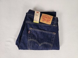 Levi&#39;s 512 Slim Fit Zip Fly Tapered Leg Denim Jeans 36X30 Men&#39;s Dark Blue - $36.99