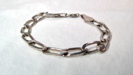 Sterling Silver Italy Link Bracelet K878 - $48.51