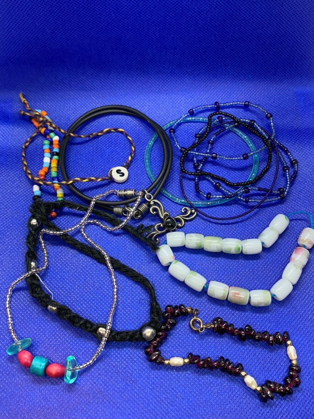 Primary image for Group of 12 Bracelets Mixed Types and 1 Necklace Jewelry