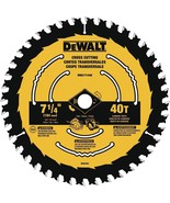 DEWALT Circular Saw Blade, 7 1/4 Inch, 40 Tooth, Wood Cutting (DWA171440) - £23.58 GBP