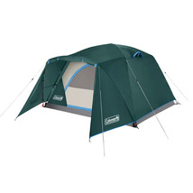 Coleman Skydome 4-Person Camping Tent w Full-Fly Vestibule - Evergreen - £133.55 GBP