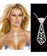 Sexy Women Deluxe Rhinestone Bow tie Necktie Jewelry Accessory Choker Ne... - $231.52 MXN