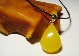 Amber pendant   Genuine Baltic Amber Pendant with silver 3.23gr Q-47 - £46.14 GBP
