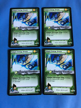 X4 Dragon Ball Z Cards Saiyan Energy Attack Tcg Dbz Trading Cards Free Shipping! - $3.95