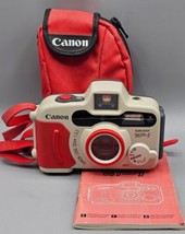 Canon Sure Shot WP-1 35mm Point &amp; Shoot Camera w/Case and Manual - Film Tested  - £127.04 GBP