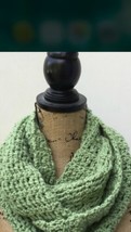 BCBGeneration Women&#39;s Scarf Bone Lime Knit Women’s Green Infinity Scarf NWT - £24.67 GBP