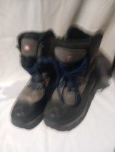Wenger Waterproof  Walking/hiking size 8  Grey/Black Hiking Boots Expres... - $42.62