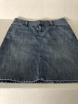New York &amp; Company Women&#39;s Skirt Light Blue Denim Size 2 - £9.89 GBP