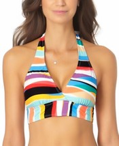 Anne Cole Womens Banded Halter Bikini Top Color Multi Size X-Small - £44.96 GBP