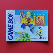 The Simpsons: Bart &amp; the Beanstalk Manual Nintendo Game Boy Original - No Game - £25.21 GBP