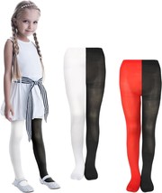 2 Pairs Girls&#39; Striped Tights 7 12T Kids Thigh High Socks for Carnival Mardi Gra - £22.71 GBP