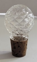 Vintage Clear Pressed Glass Bottle Decanter Replacement Stopper Top ONLY... - $352.39 MXN