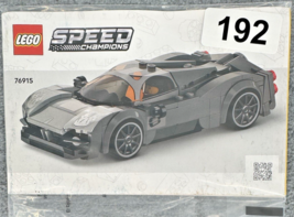 LEGO 76915 Speed Champions Porsche 911 GT3 RS Instruction Manual Only OE... - $11.87