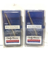 2X Sally Hansen Professional Salon Tools Metal Cuticle Pusher Made In Ge... - $30.04 CAD