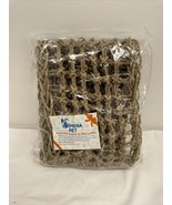 SIMENA Seagrass Mat for Birds, Natural Grass Woven Bird Net Hammock, Cli... - £19.67 GBP