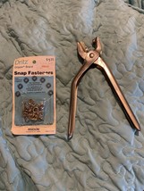 Dritz Gripper Plier Kit Snap Fasteners Accessories Lot Vtg - $10.00